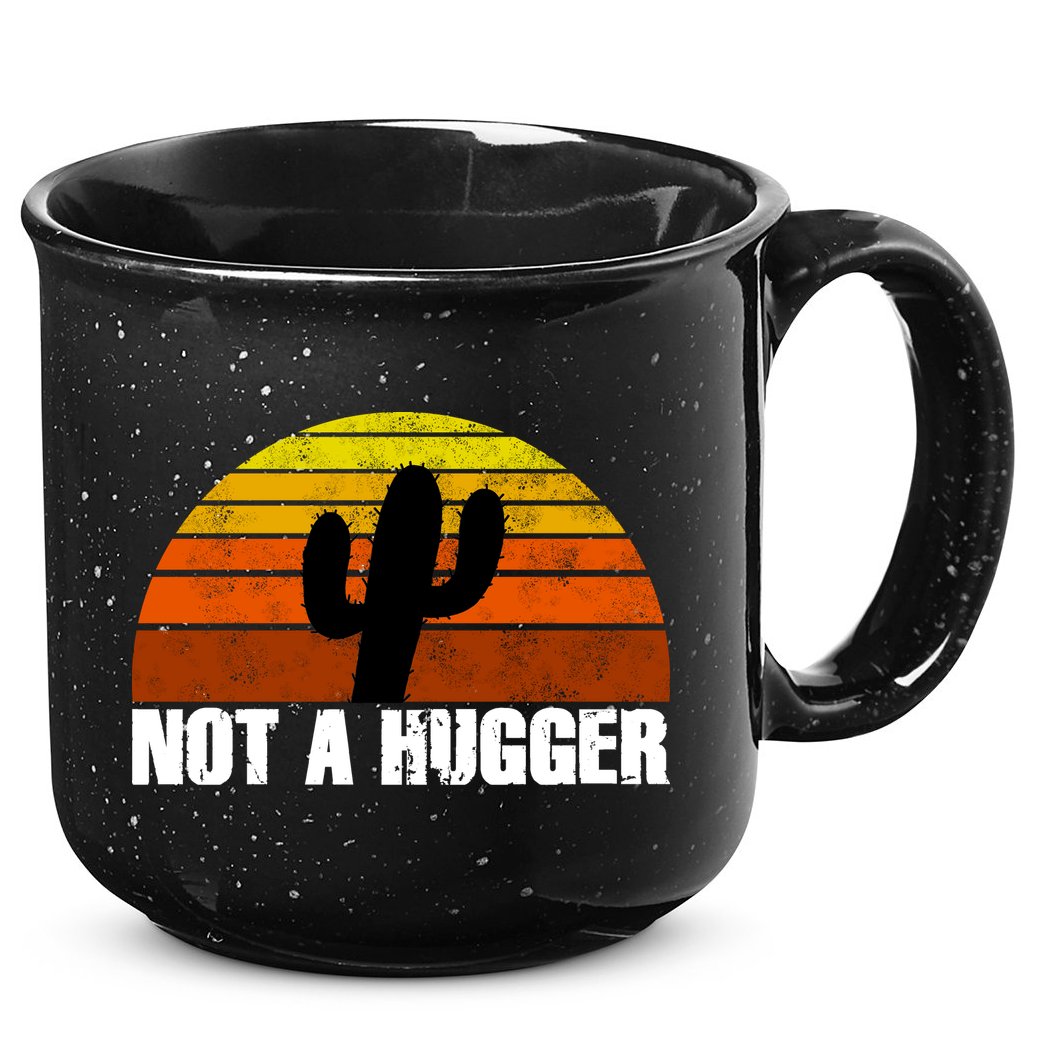 Not A Hugger 15oz Campfire Ceramic Mug