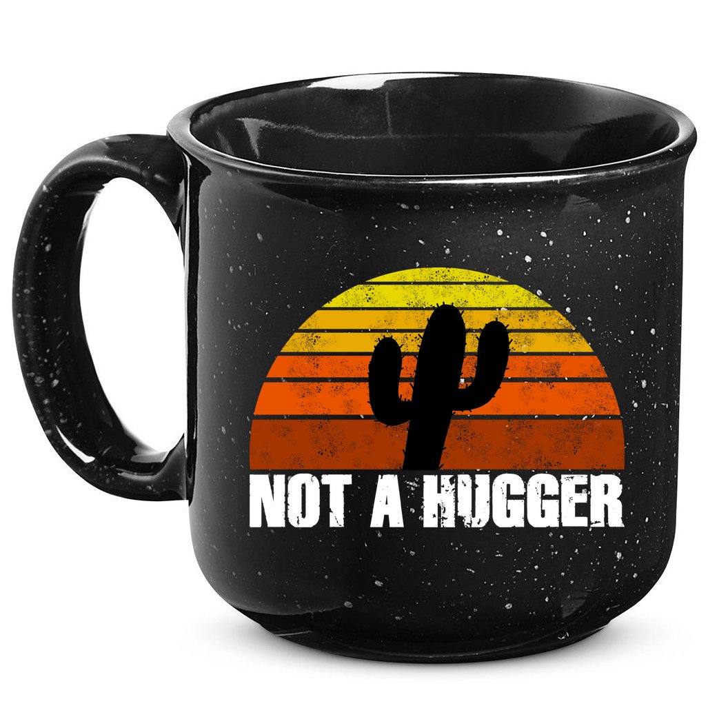 Not A Hugger 15oz Campfire Ceramic Mug