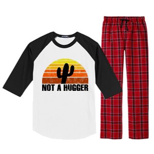 Not A Hugger Raglan Sleeve Pajama Set