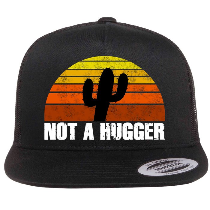Not A Hugger Flat Bill Trucker Hat