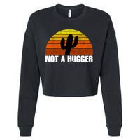 Not A Hugger Cropped Pullover Crew