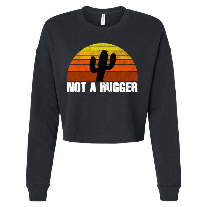 Not A Hugger Cropped Pullover Crew