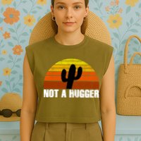 Not A Hugger Garment-Dyed Women's Muscle Tee