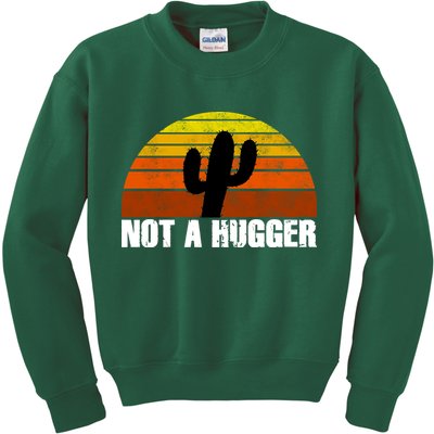 Not A Hugger Kids Sweatshirt