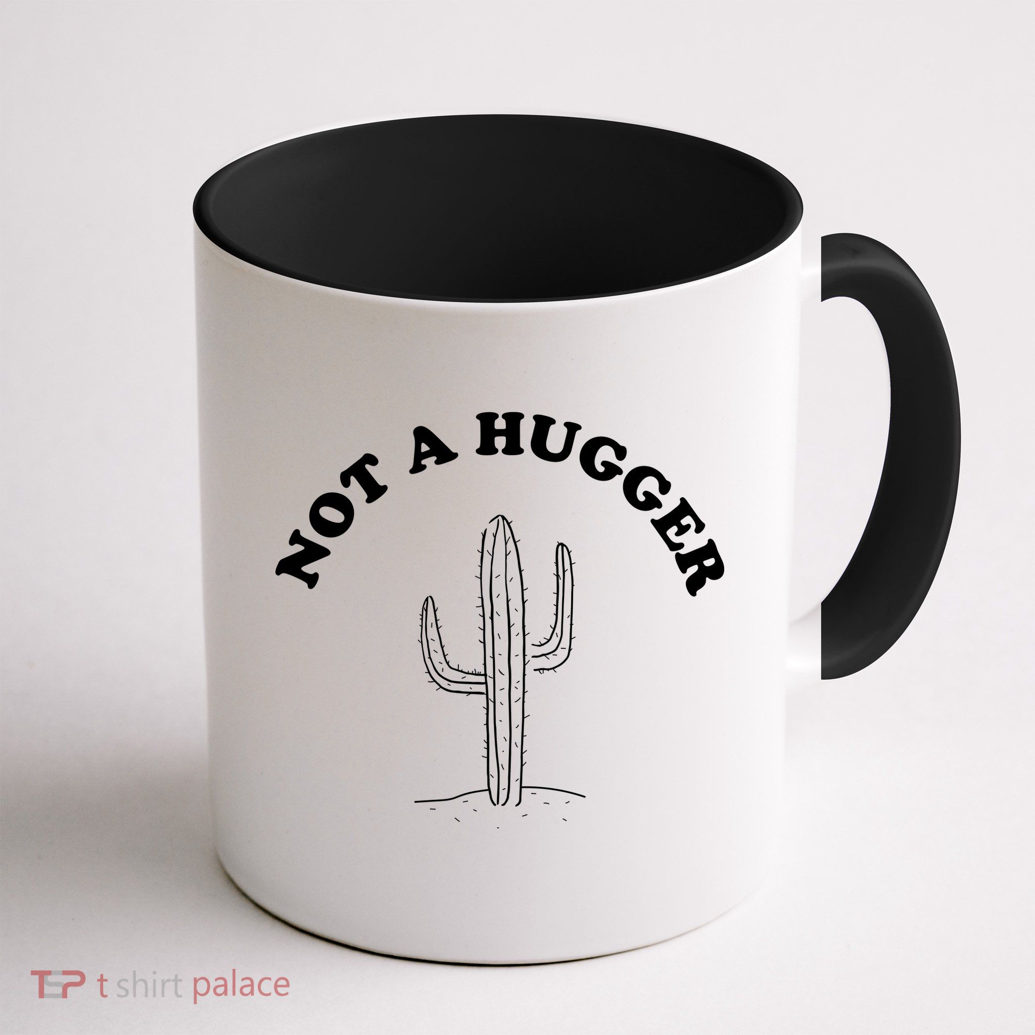 Not A Hugger Cactus Mug