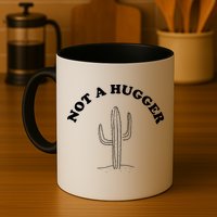 Not A Hugger Cactus Mug