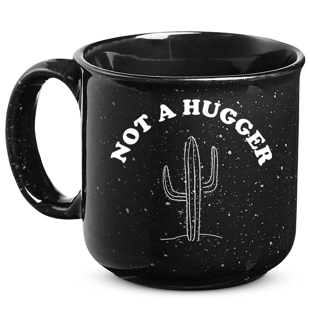 Not A Hugger Cactus 15oz Campfire Ceramic Mug