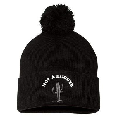 Not A Hugger Cactus Pom Pom 12in Knit Beanie
