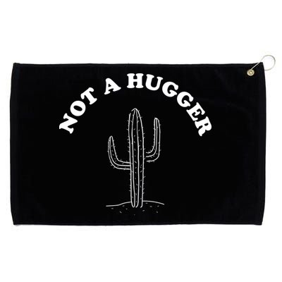 Not A Hugger Cactus Grommeted Golf Towel