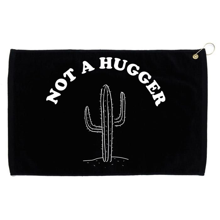 Not A Hugger Cactus Grommeted Golf Towel