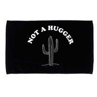 Not A Hugger Cactus Microfiber Hand Towel