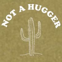 Not A Hugger Cactus Garment-Dyed Women's Muscle Tee