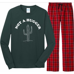 Not A Hugger Cactus Long Sleeve Pajama Set