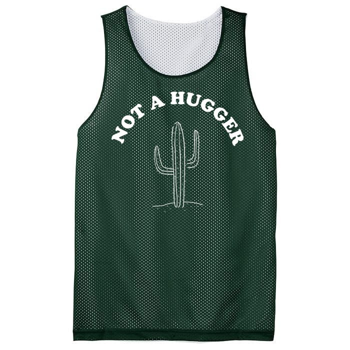 Not A Hugger Cactus Mesh Reversible Basketball Jersey Tank