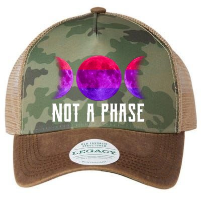 Not A Phase Bi Pride Bisexual Legacy Tie Dye Trucker Hat