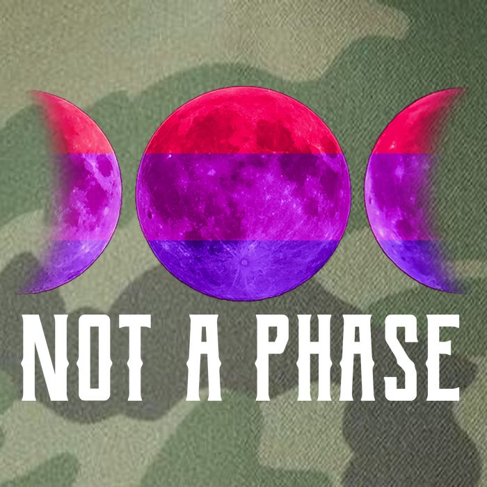 Not A Phase Bi Pride Bisexual Legacy Tie Dye Trucker Hat