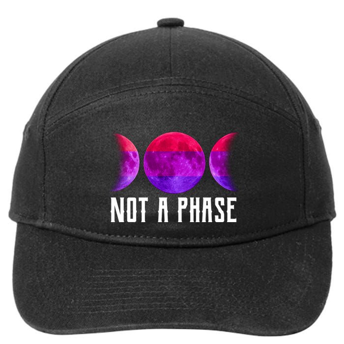 Not A Phase Bi Pride Bisexual 7-Panel Snapback Hat