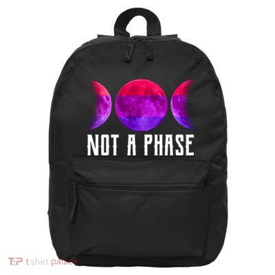 Not A Phase Bi Pride Bisexual 16 in Basic Backpack