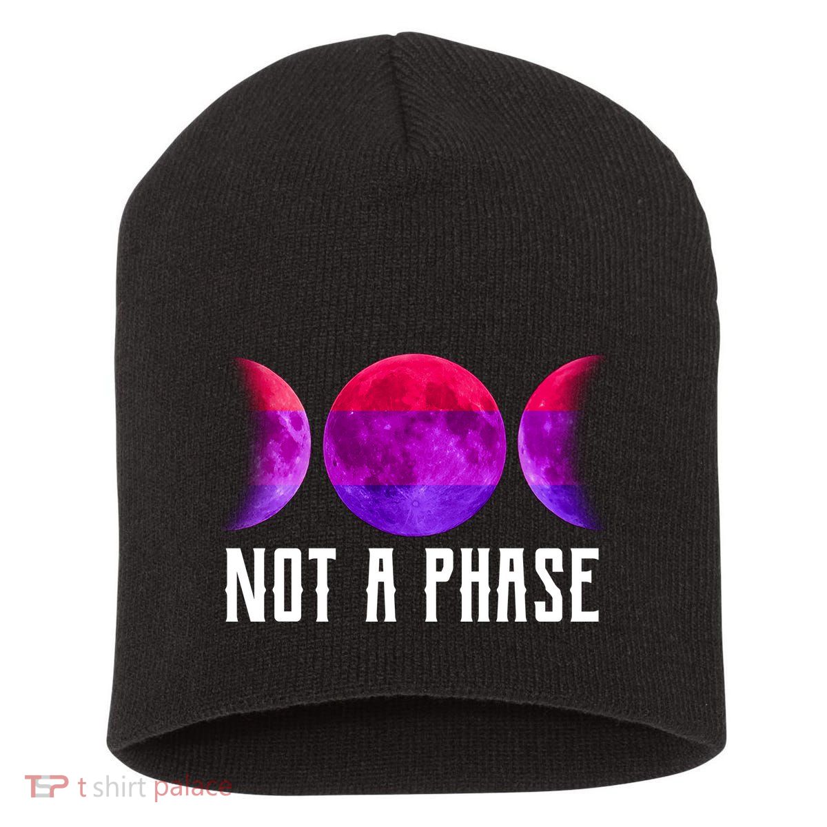 Not A Phase Bi Pride Bisexual Short Acrylic Beanie
