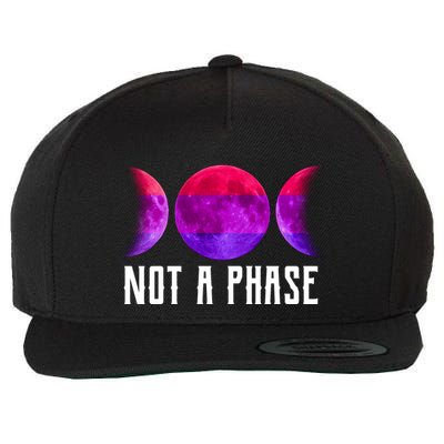 Not A Phase Bi Pride Bisexual Wool Snapback Cap