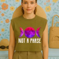 Not A Phase Bi Pride Bisexual Garment-Dyed Women's Muscle Tee