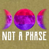 Not A Phase Bi Pride Bisexual Garment-Dyed Women's Muscle Tee