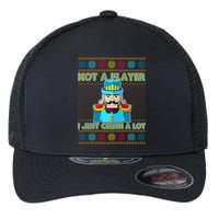 Not A Player I Just Crush A Lot Nutcracker Ugly Christmas Sweater Flexfit Unipanel Trucker Cap
