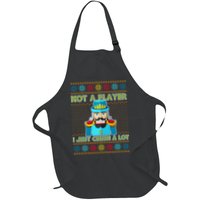 Not A Player I Just Crush A Lot Nutcracker Ugly Christmas Sweater Apron
