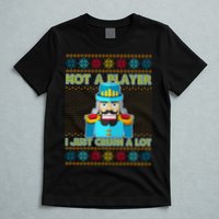 Not A Player I Just Crush A Lot Nutcracker Ugly Christmas Sweater T-Shirt
