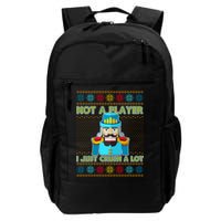 Not A Player I Just Crush A Lot Nutcracker Ugly Christmas Sweater Backpack