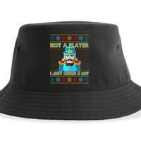 Not A Player I Just Crush A Lot Nutcracker Ugly Christmas Sweater Sustainable Bucket Hat
