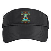 Not A Player I Just Crush A Lot Nutcracker Ugly Christmas Sweater Adult Drive Performance Visor