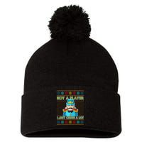 Not A Player I Just Crush A Lot Nutcracker Ugly Christmas Sweater Pom Pom 12in Knit Beanie