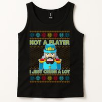 Not A Player I Just Crush A Lot Nutcracker Ugly Christmas Sweater Tank Top