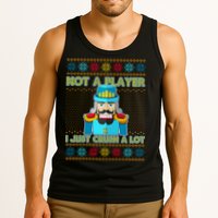 Not A Player I Just Crush A Lot Nutcracker Ugly Christmas Sweater Tank Top