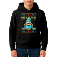 Not A Player I Just Crush A Lot Nutcracker Ugly Christmas Sweater Kids Hoodie