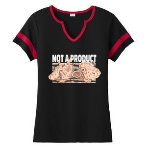 Not A Product Vegan Ladies Halftime Notch Neck Tee