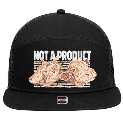 Not A Product Vegan 7 Panel Mesh Trucker Snapback Hat