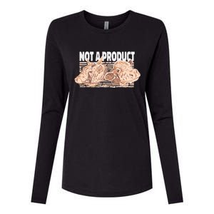 Not A Product Vegan Womens Cotton Relaxed Long Sleeve T-Shirt