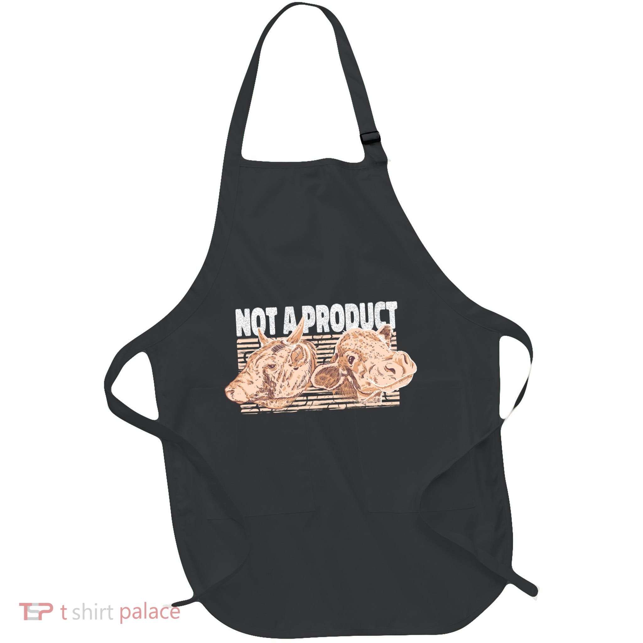 Not A Product Vegan Full-Length Apron With Pockets