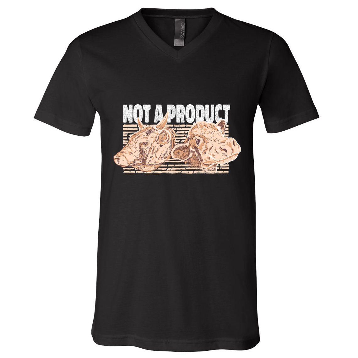 Not A Product Vegan V-Neck T-Shirt