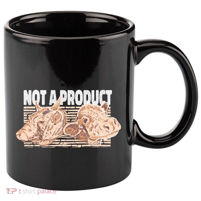 Not A Product Vegan 11oz C Handle Ceramic Mug