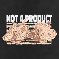 Not A Product Vegan Crop Fleece Hoodie