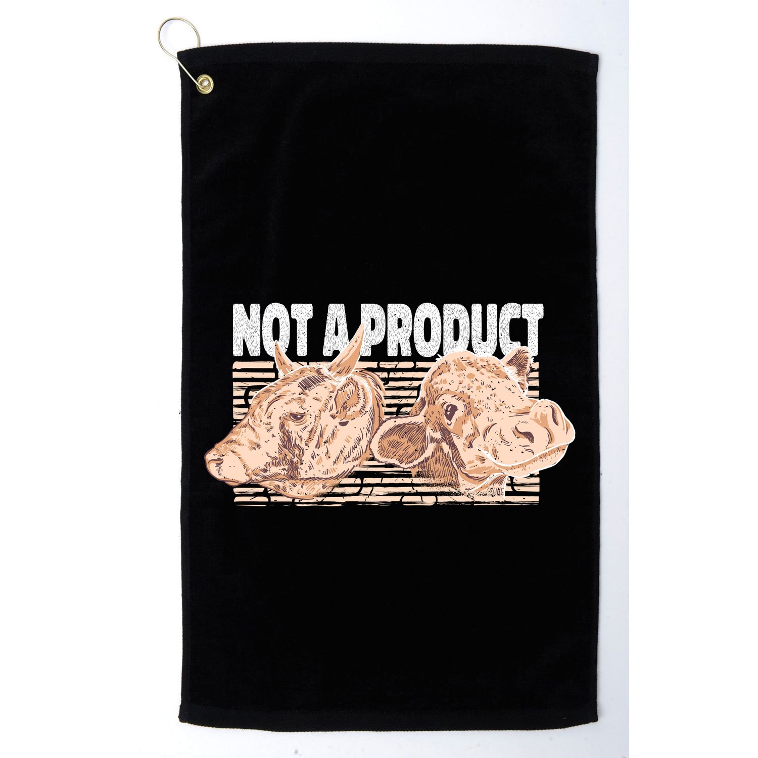 Not A Product Vegan Golf Towel