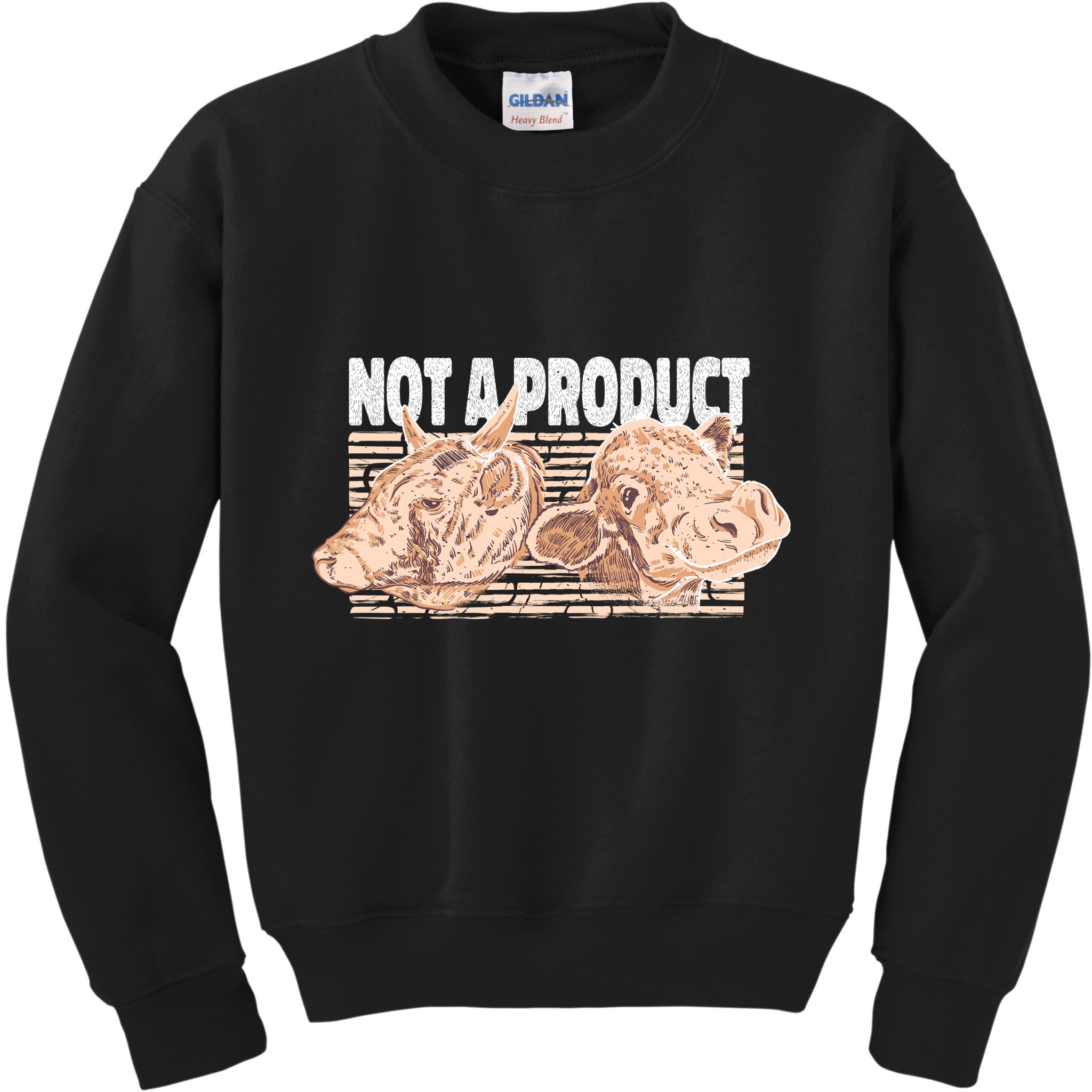 Not A Product Vegan Kids Sweatshirt
