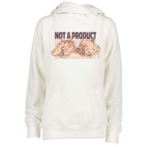 Not A Product Vegan Womens Funnel Neck Pullover Hood