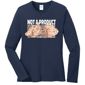 Not A Product Vegan Ladies Long Sleeve Shirt