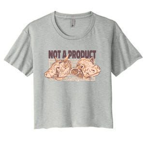 Not A Product Vegan Women's Crop Top Tee