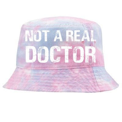 Not A Real Doctor Tie-Dyed Bucket Hat