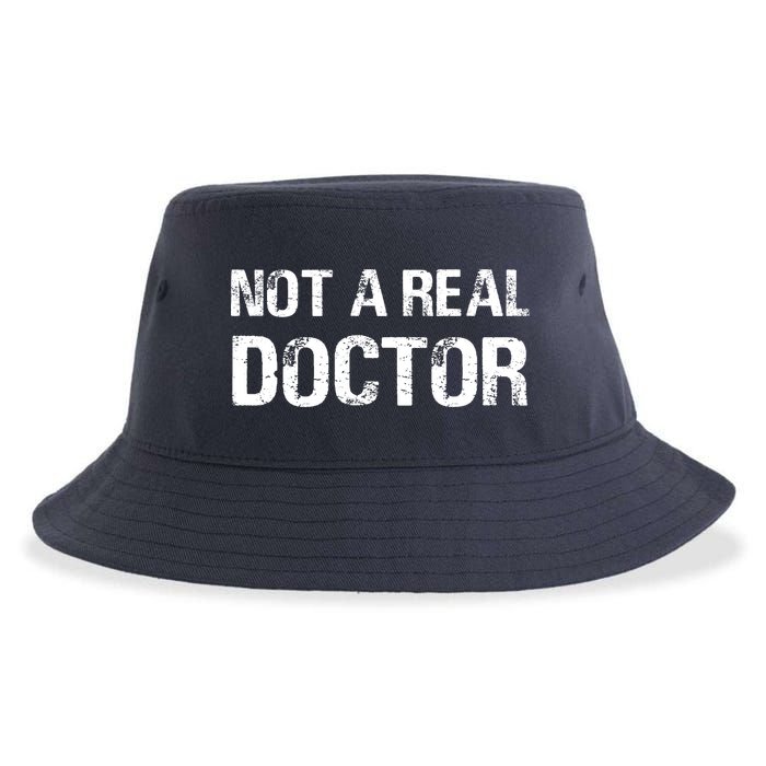 Not A Real Doctor Sustainable Bucket Hat